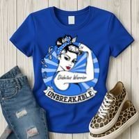 Wo Diabetes Warrior Unbreakable Gift Diabetes Awareness Cute Gift Women's T-Shirt thumb 3