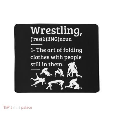 Wrestling Definition Wrestler Mousepad