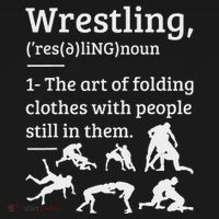Wrestling Definition Wrestler Mousepad thumb 1