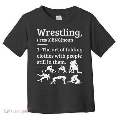 Wrestling Definition Wrestler Toddler T-Shirt