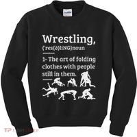 Wrestling Definition Wrestler Kids Sweatshirt thumb 0