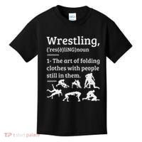 Wrestling Definition Wrestler Kids T-Shirt thumb 0