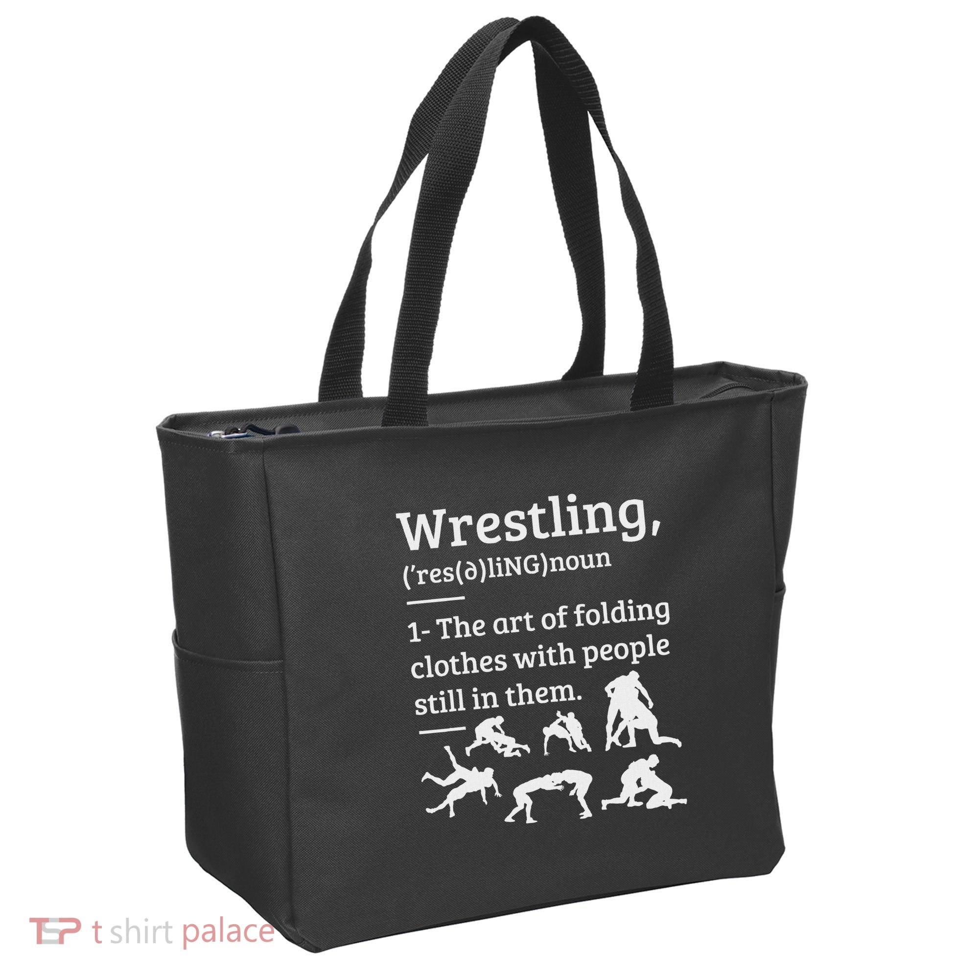 Wrestling Definition Wrestler Tote Bag