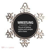 Wrestling Definition Ornament thumb 0