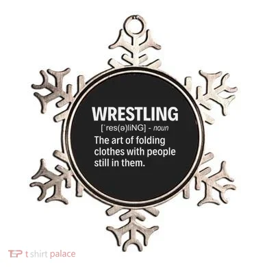 Wrestling Definition Ornament