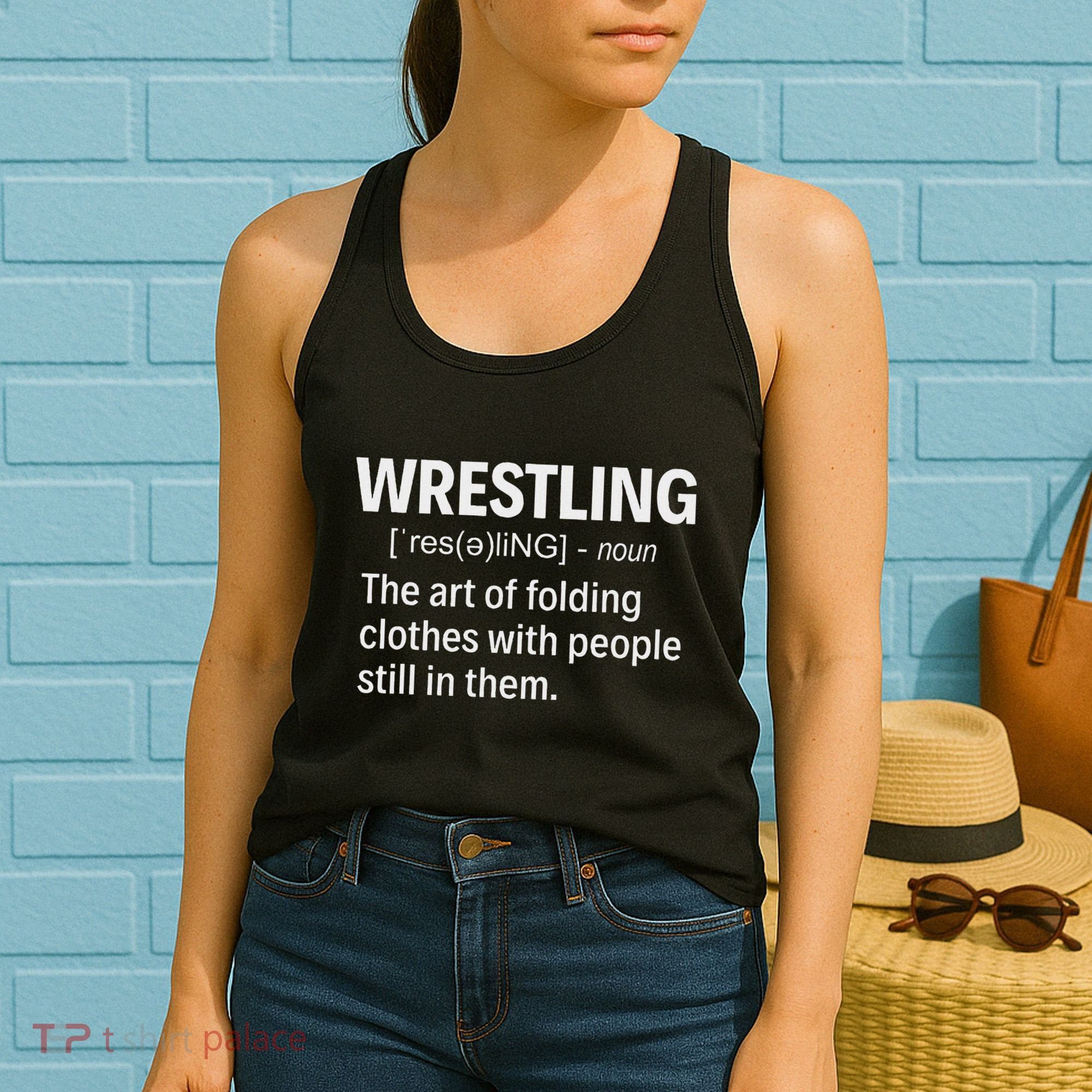 Wrestling Definition Women's Tank Top