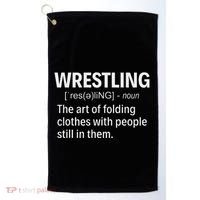 Wrestling Definition Golf Towel thumb 0