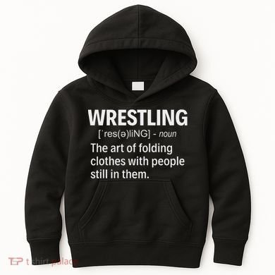 Wrestling Definition Kids Hoodie