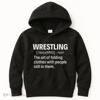 Wrestling Definition Kids Hoodie thumb 0