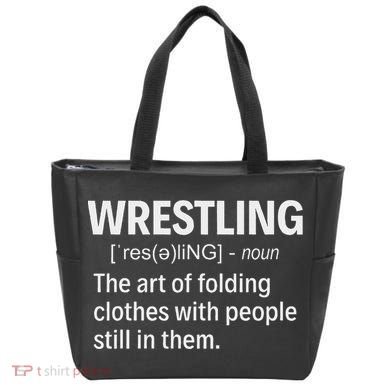 Wrestling Definition Tote Bag
