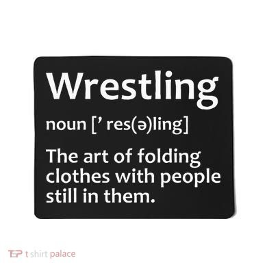 Wrestling Design Wrestlers Mousepad