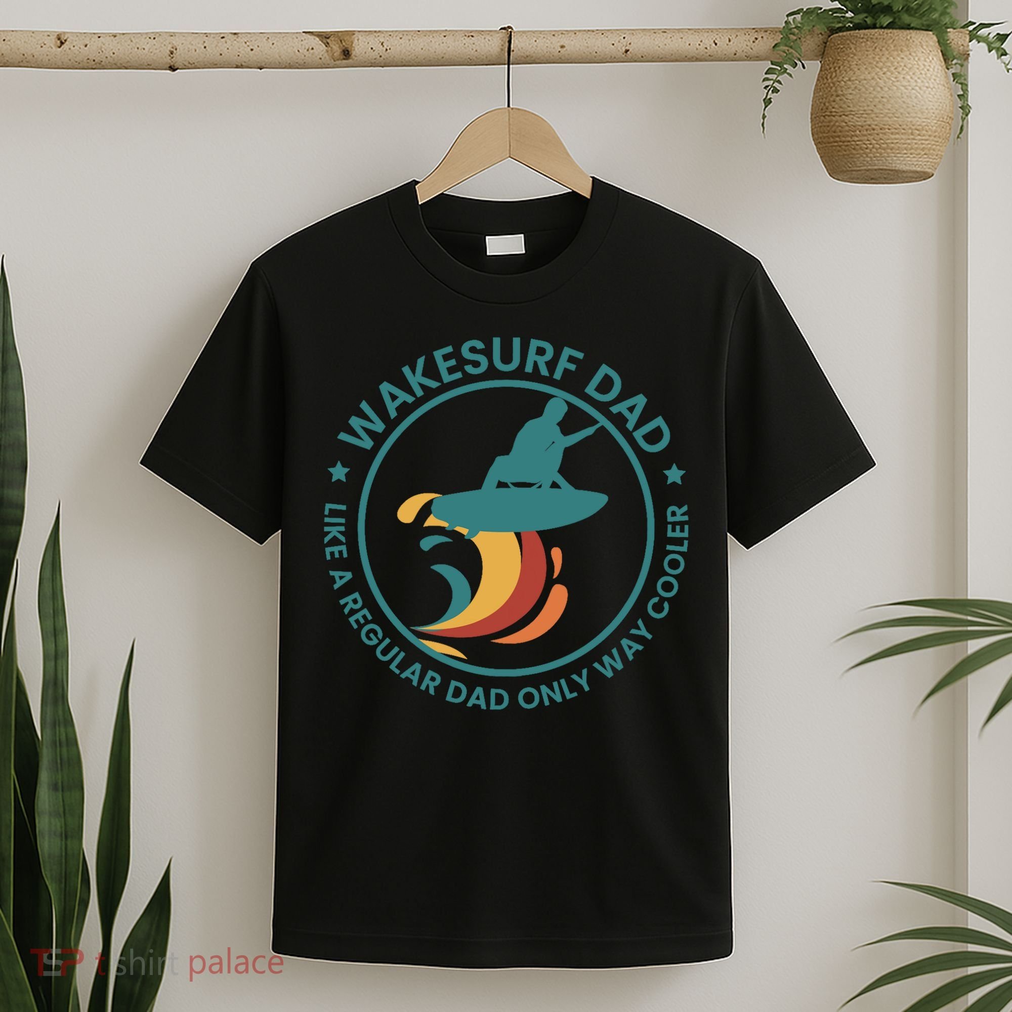 Wakesurf Dad Wakeboard Wakeboarding Wakeboarder Surfing T-Shirt
