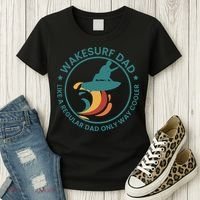 Wakesurf Dad Wakeboard Wakeboarding Wakeboarder Surfing Women's T-Shirt thumb 3