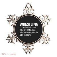 Wrestling Definition Ornament thumb 0