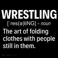 Wrestling Definition Ornament thumb 1