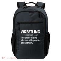 Wrestling Definition Backpack thumb 0