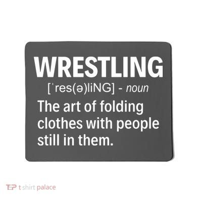 Wrestling Definition Mousepad