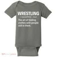 Wrestling Definition Baby Bodysuit thumb 0
