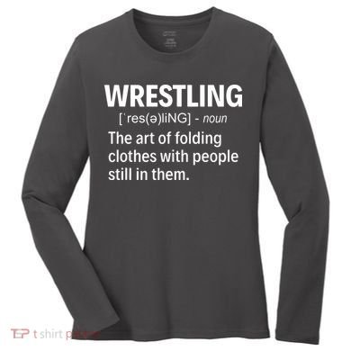 Wrestling Definition Women's Long Sleeve Shirt