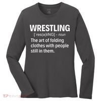 Wrestling Definition Women's Long Sleeve Shirt thumb 0