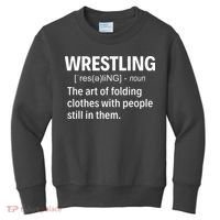 Wrestling Definition Kids Sweatshirt thumb 0