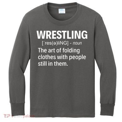 Wrestling Definition Kids Long Sleeve Shirt