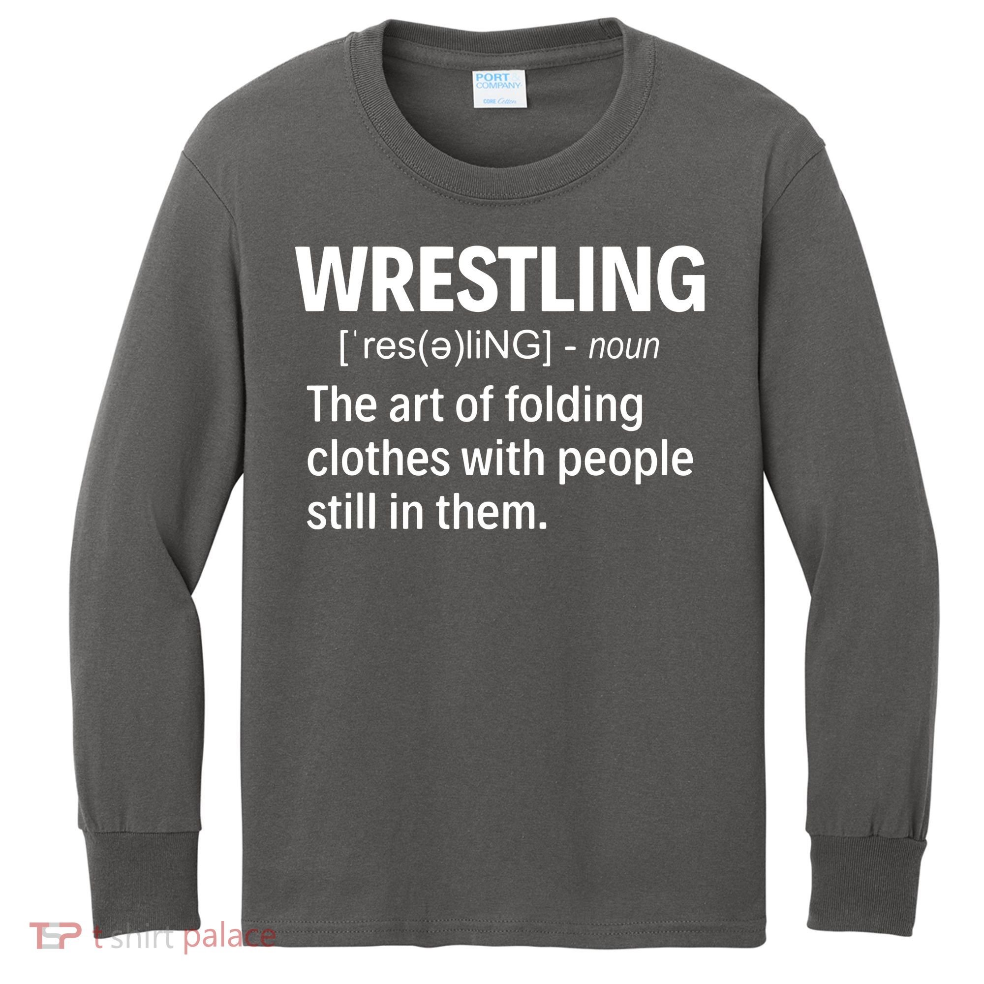 Wrestling Definition Kids Long Sleeve Shirt