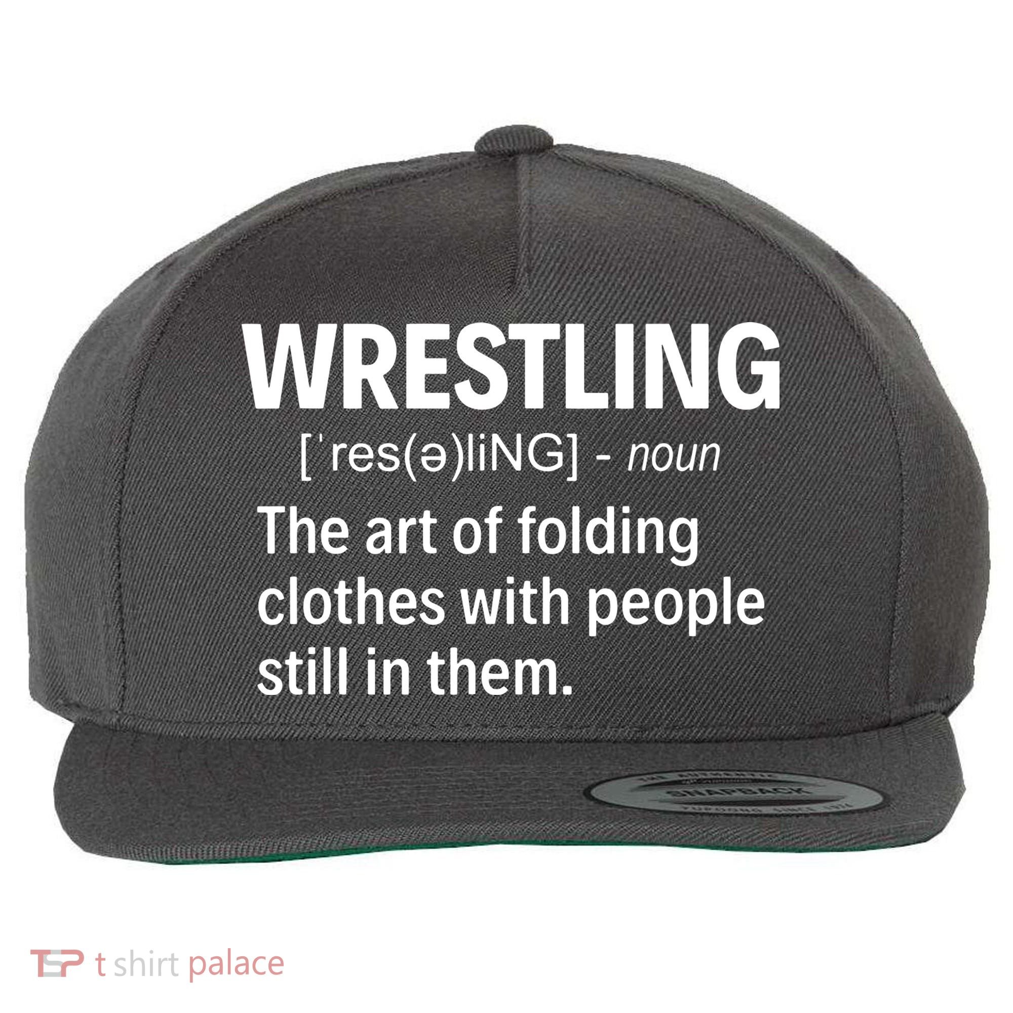 Wrestling Definition Wool Snapback Cap