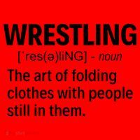 Wrestling Definition Santa Hat thumb 1