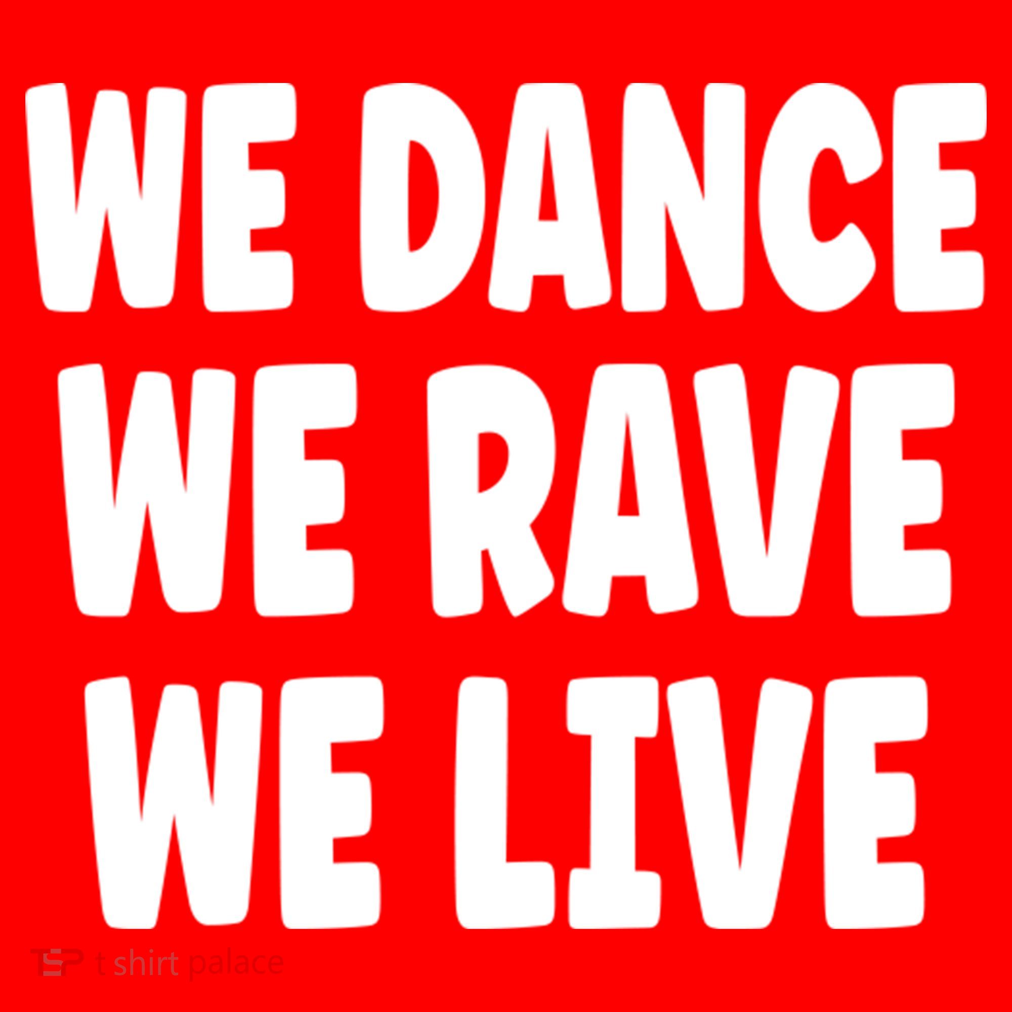 We Dance We Rave We Live Santa Hat