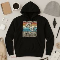 Wrestling Dad Wrestler Wrestling Wrestle Father's Day Hoodie thumb 3