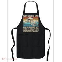 Wrestling Dad Wrestler Wrestling Wrestle Father's Day Apron thumb 0