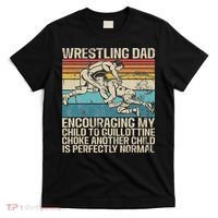 Wrestling Dad Wrestler Wrestling Wrestle Father's Day T-Shirt thumb 0