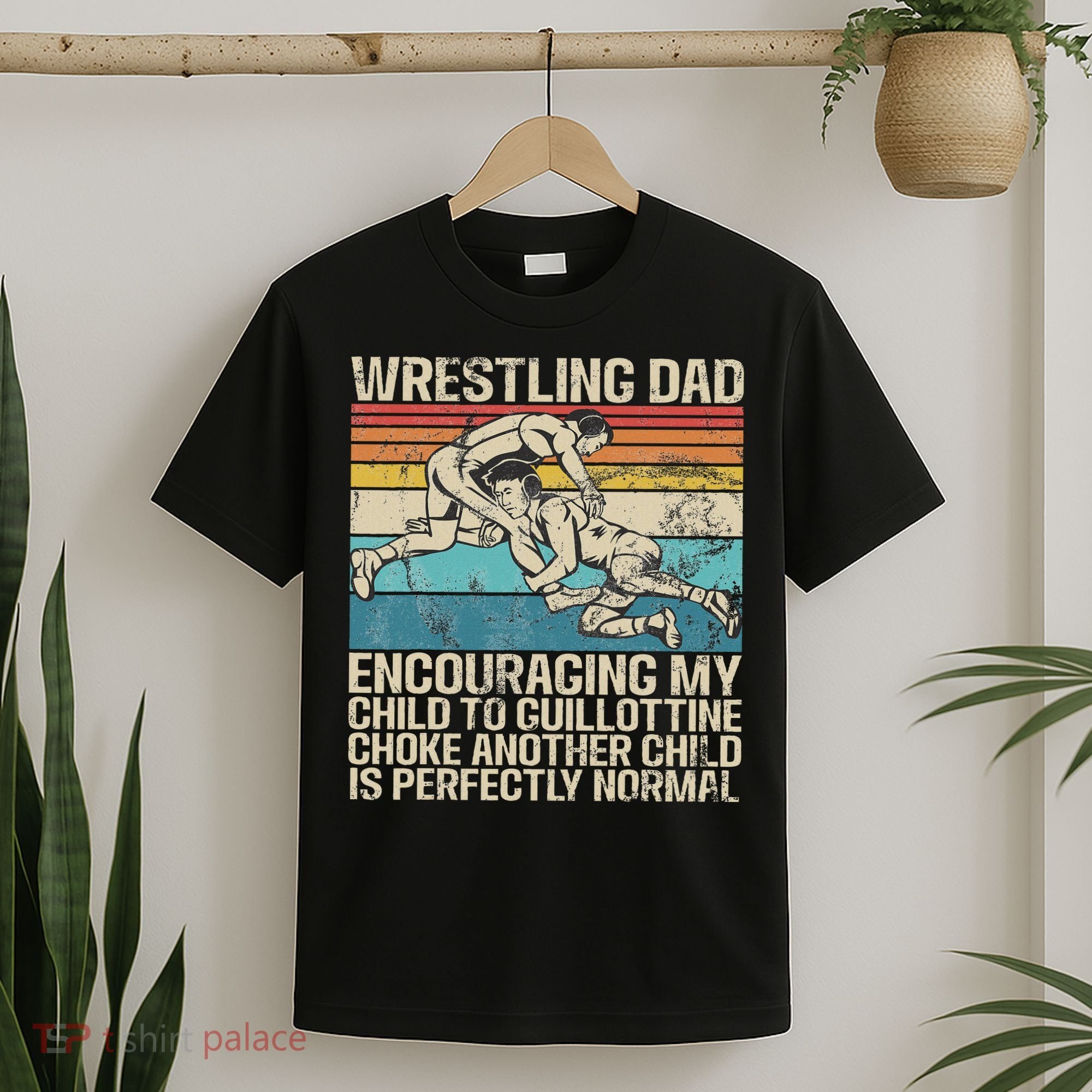 Wrestling Dad Wrestler Wrestling Wrestle Father's Day T-Shirt