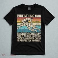 Wrestling Dad Wrestler Wrestling Wrestle Father's Day T-Shirt thumb 5
