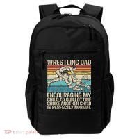 Wrestling Dad Wrestler Wrestling Wrestle Father's Day Backpack thumb 0