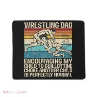 Wrestling Dad Wrestler Wrestling Wrestle Father's Day Mousepad thumb 0