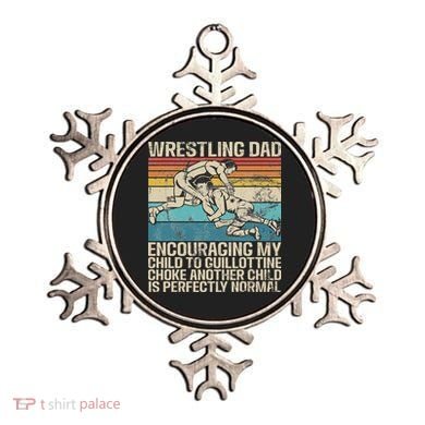Wrestling Dad Wrestler Wrestling Wrestle Father's Day Ornament