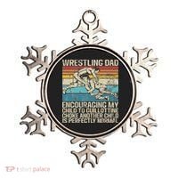 Wrestling Dad Wrestler Wrestling Wrestle Father's Day Ornament thumb 0