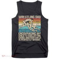 Wrestling Dad Wrestler Wrestling Wrestle Father's Day Tank Top thumb 0