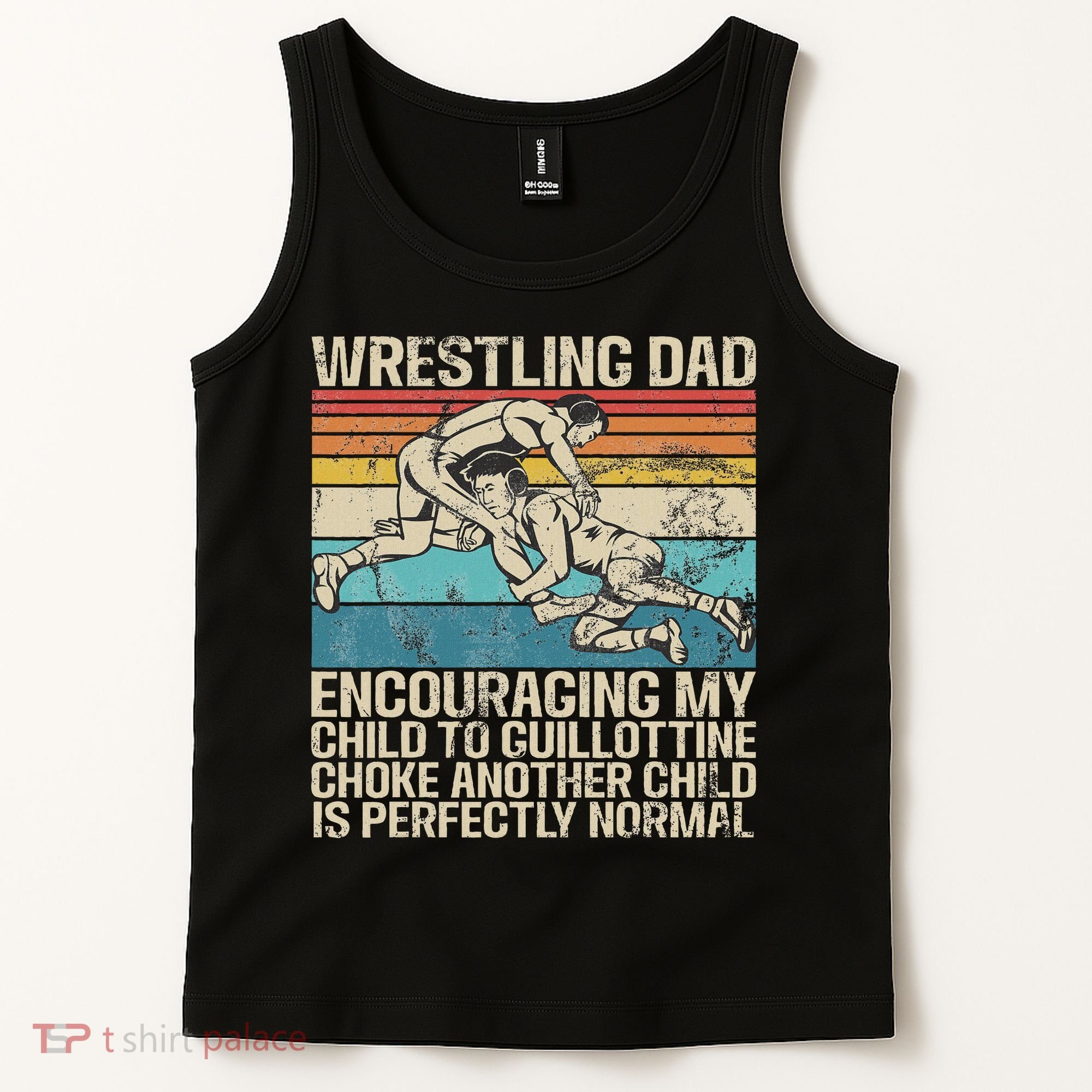 Wrestling Dad Wrestler Wrestling Wrestle Father's Day Tank Top