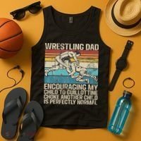 Wrestling Dad Wrestler Wrestling Wrestle Father's Day Tank Top thumb 4
