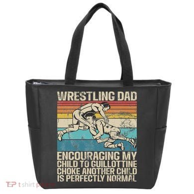 Wrestling Dad Wrestler Wrestling Wrestle Father's Day Tote Bag