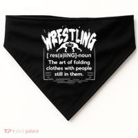 Wrestling Definition USA-Made Doggie Bandana thumb 0