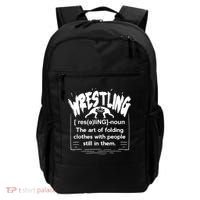 Wrestling Definition Backpack thumb 0