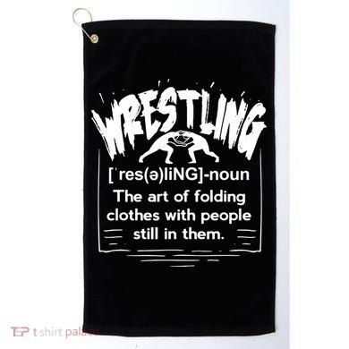 Wrestling Definition Golf Towel