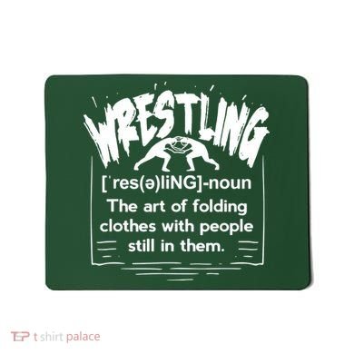 Wrestling Definition Mousepad