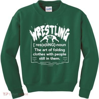 Wrestling Definition Kids Sweatshirt