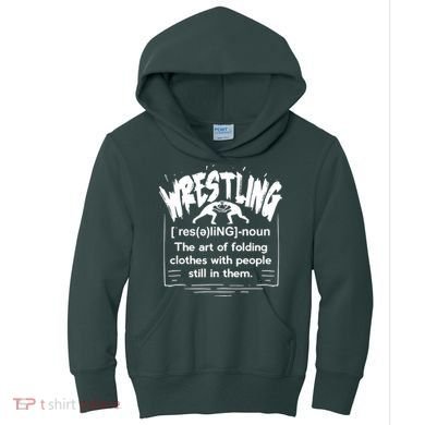 Wrestling Definition Kids Hoodie