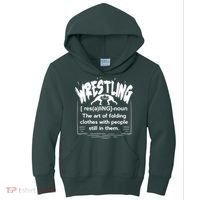 Wrestling Definition Kids Hoodie thumb 0